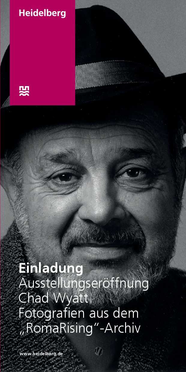 Plakat der Aussstellung RomaRising